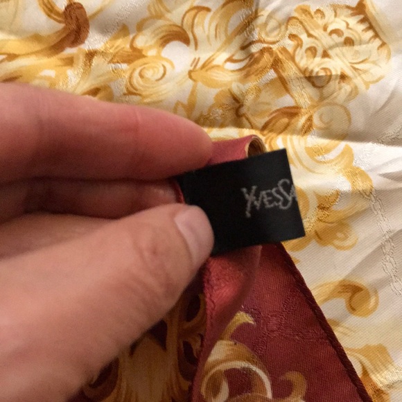 SaintLaurent Vintage Scarf - Picture 4 of 5